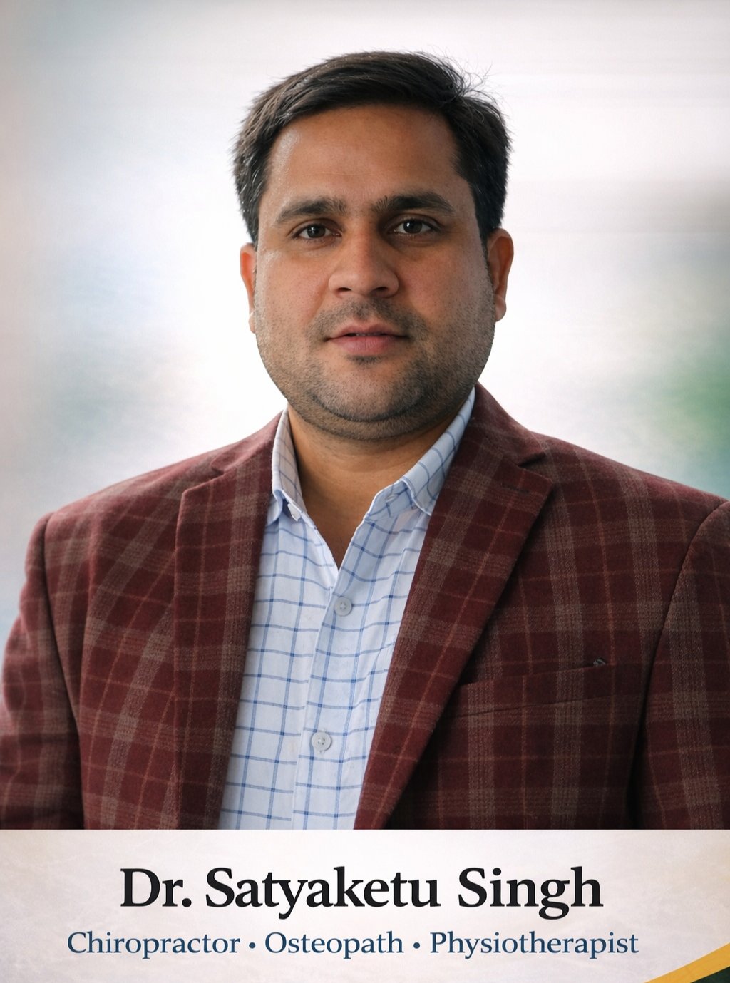 Dr. Satyaketu Singh, Chiropractor, Osteopath and Physiotherapist